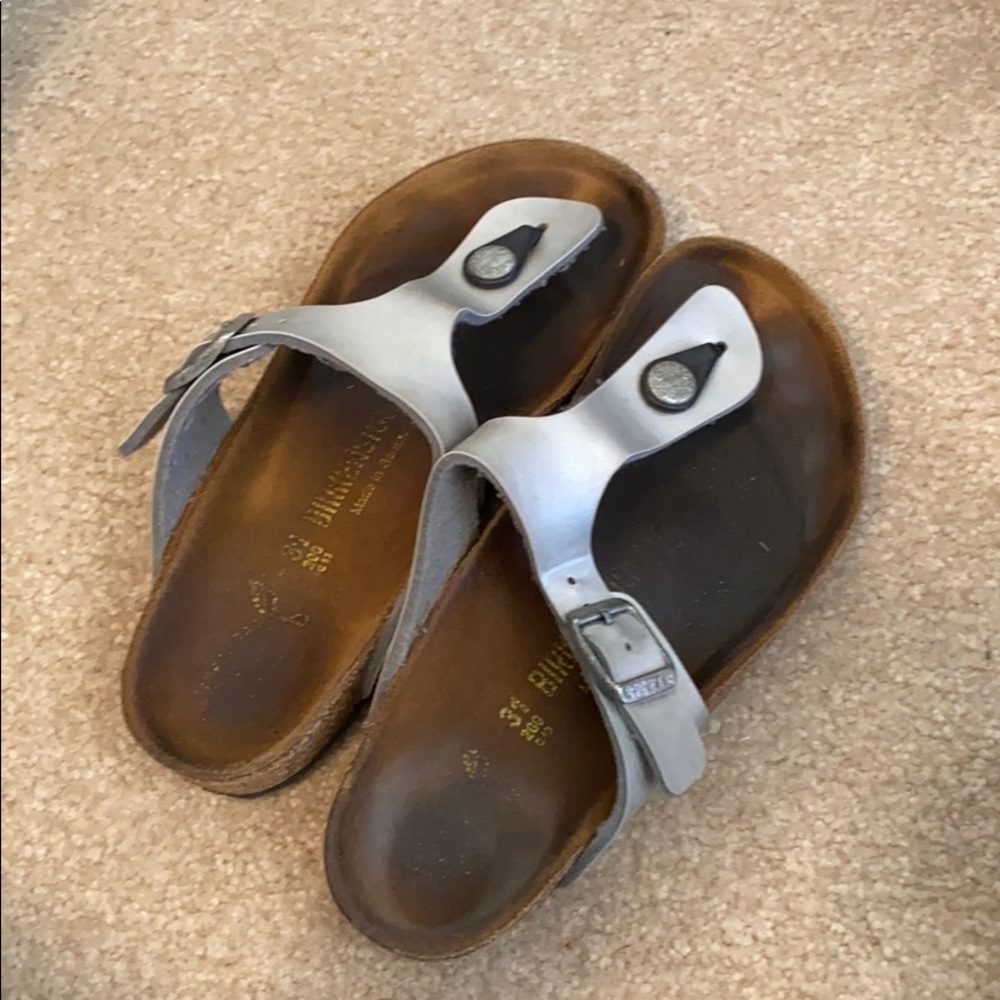 Birkenstock’s silver girls